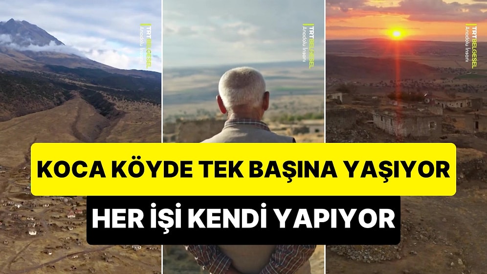 Aksaray'da Bir Köyde 10 Yıldır Tek Başına Yaşayan Adam: Selami