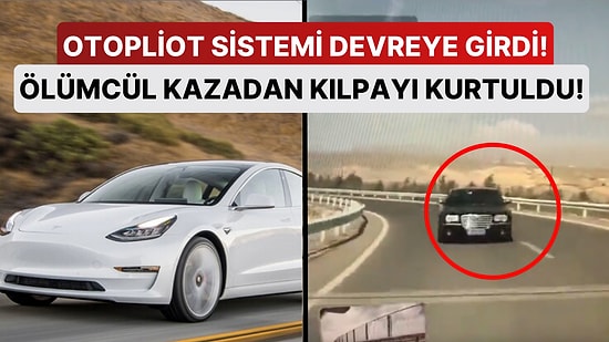 Tesla'nın Otopliot Sistemi Hayat Kurtardı: Karşıdan Gelen Araca Karşı Saliseler İçinde Tepki Verdi!