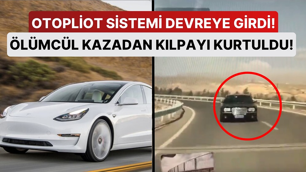 Tesla'nın Otopliot Sistemi Hayat Kurtardı: Karşıdan Gelen Araca Karşı Saliseler İçinde Tepki Verdi!