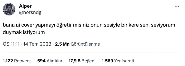 Twitter'da '@notsndg' adlı bir sosyal medya kullanıcısı da tam da bununla ilgili bir paylaşımda bulundu.