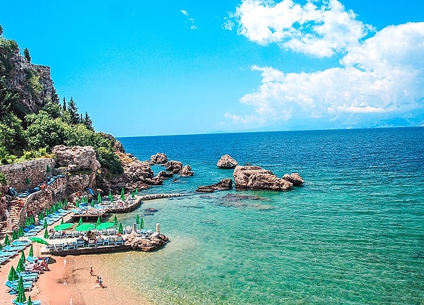 The Hidden Gem in the City: Mermerli Beach, Kaleiçi