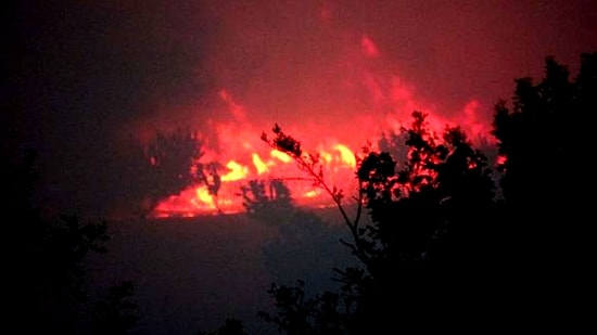 Çanakkale’deki Orman Yangını Büyüdü, Bir Köy Tamamen Boşaltıldı