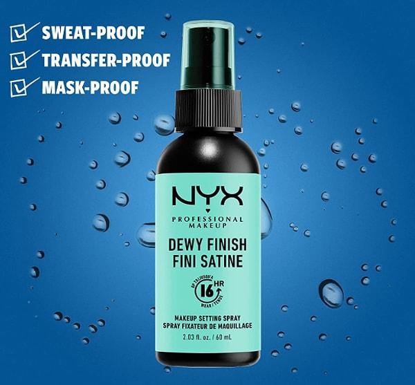 11. NYX Professional Makeup Setting Spray - Dewy