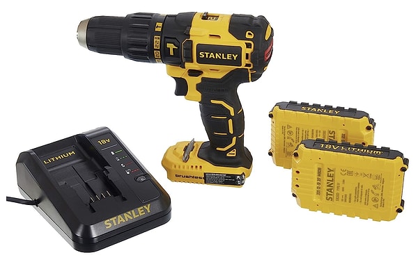 Stanley SBH20D2K-TR Li-Ion Kömürsüz Şarjlı Darbeli Matkap 18v/2.0ah