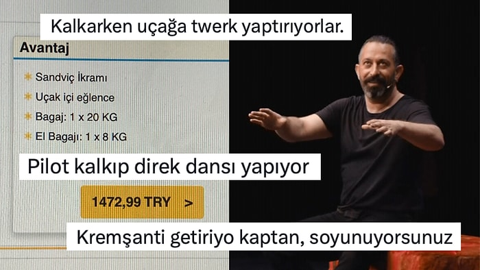 Uçak Bileti Bakarken "Uçak İçi Eğlence" Cümlesiyle Kafası Karışan Kişiye Gelen Birbirinden Komik Yorumlar