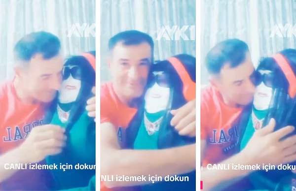 Videoda, vatandaşın kendisi için yarattığı sözde kız arkadaşına "Hayatım benim! Mis gibi mis! Sen bu dünyada teksin!" diyerek sarıldığı ve kokladığı görülüyor...