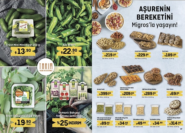 Aşure bereketini Migros'la yaşayın👇