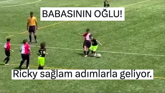 Ricardo Quaresma'nın Sporting Altyapısında Oynayan Oğlu Ricky'nin Döktürdüğü Anlar Gündem Oldu