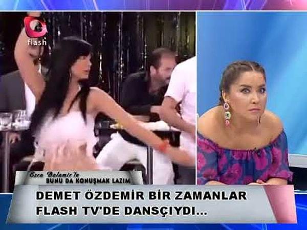 Hatırlarsanız Demet Özdemir bir dönemler Flash TV ekranlarında dansçı olarak çalışıyordu. Kendisi hakkında bu konuda magazinde pek çok haber yapılmıştı.