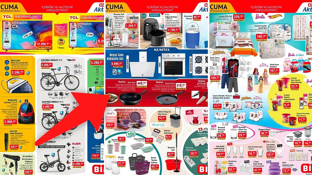 BİM'e Elektrikli Bisiklet Geliyor! 25 - 28 Temmuz 2023 BİM Aktüel Ürünler İndirim Kataloğu