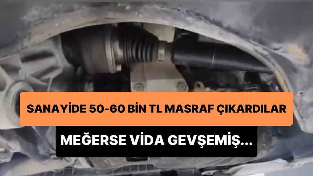 Sanayideki Ustaların 50-60 Bin TL Masrafı Var Dediği Aracın Sadece Vidası Gevşemiş!