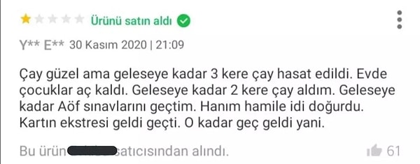 Çay gelene kadar bebek gelmiş...