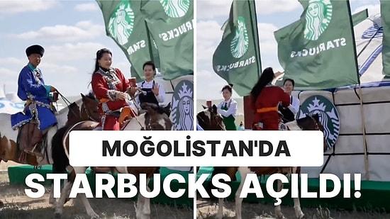 Moğolistan'da Yurt Çadırı Şeklinde Starbucks Açılması Sosyal Medyada Gündem Oldu!
