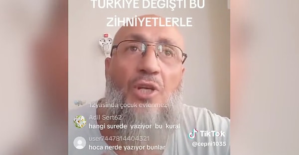 Sözlerini "Ben Allah'ın hükmünü söylüyorum." diyerek savunan yayıncının o anlar sosyal medyada gündem oldu.