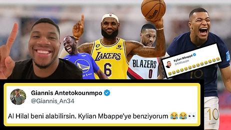 Mbappe'ye Gelen Astronomik Teklife Yükselen NBA Yıldızlarının Birbirinden Eğlenceli Tweetleri