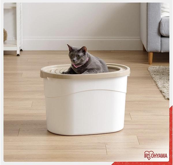 En iyi kedi tuvaleti modelleri arasında ilk sırada olmalı.