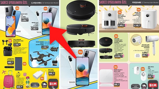 Xiaomi Ürünleri BİM'de! Uygulamaya Özel BİM Aktüel Ürünler Kataloğu