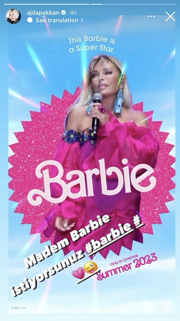 Süperstar Ajda Pekkan tüm Barbie'lere taş çıkartır vallahi!