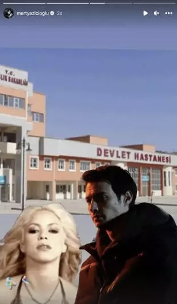 Hatta kendisine yönelik yapılan yorumlar karşısında bu paylaşımı yapmıştı Mert Yazıcıoğlu! Piqué tarafından aldatılan Shakira ile devlet hastanesine antidepresan yazdırmaya gittiğini ima etmişti.