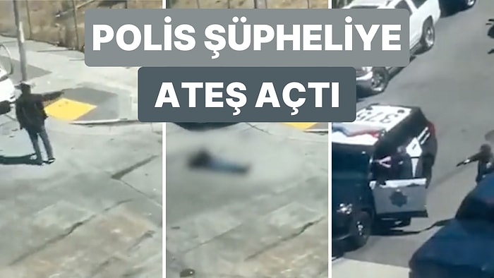 Dur İhtarına Uymayıp Polise Silah Doğrultan Şüpheli Polis Tarafından Vuruldu