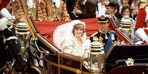 Prens Charles ve Leydi Diana Spencer, Londra'daki St. Paul Katedrali'nde evlendi.