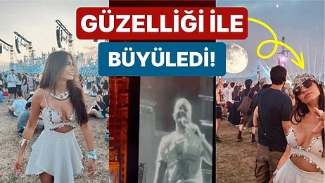 The Weeknd Konserine Giden Ünlü Oyuncu Demet Özdemir'in Pozları Çok Konuşuldu