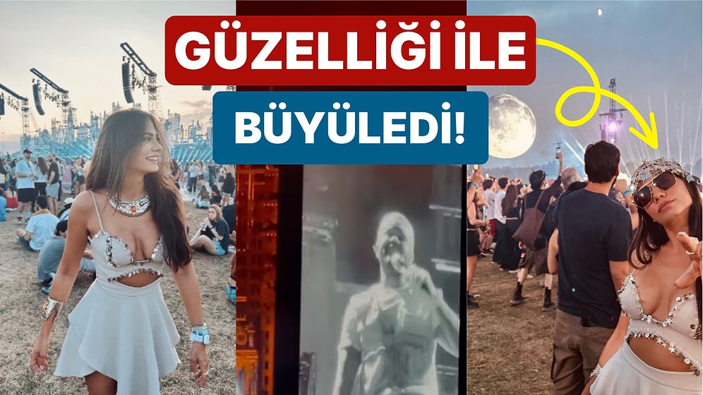 The Weeknd Konserine Giden Ünlü Oyuncu Demet Özdemir'in Pozları Çok Konuşuldu