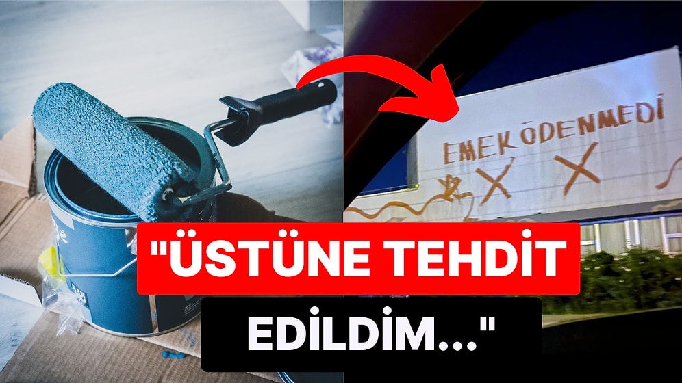Ücreti Ödenmeyen Boya Ustası, Düğün Salonunun Duvarına "Emek Ödenmedi" Yazdı