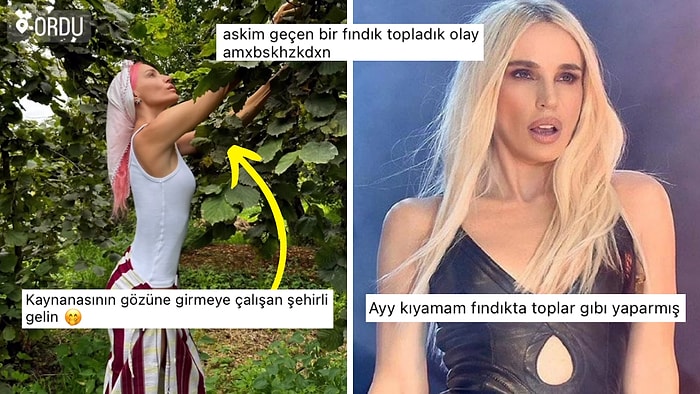 Gülşen'in Memleketi Ordu'da Fındık Toplarken Paylaştığı Poz Sosyal Medyayı Salladı!