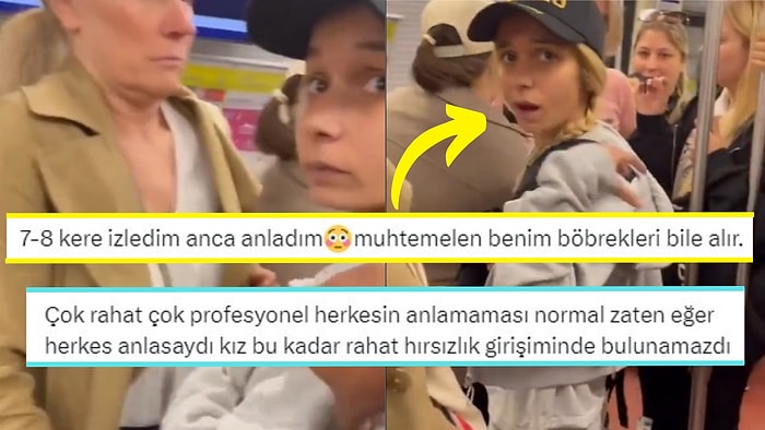 Metroda Yaptığı Yankesicilik ile Ağızları Açık Bırakan Hırsızın Videosu Çok Konuşuldu