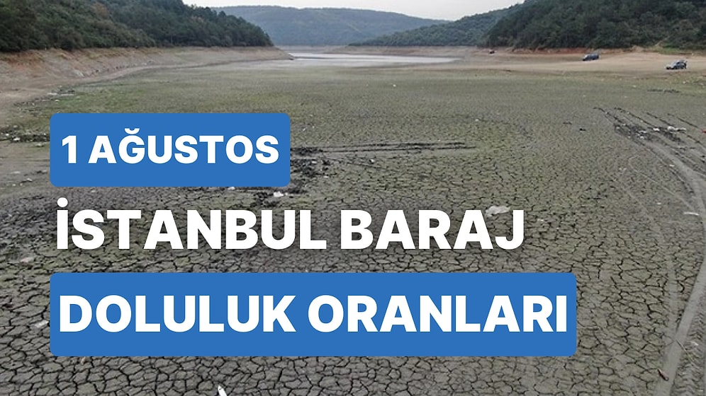 1 Ağustos Salı İstanbul Baraj Doluluk Oranlarında Son Durum: İstanbul’da Barajların Yüzde Kaçı Dolu?