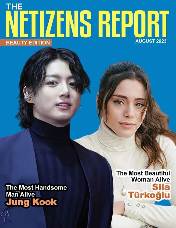 Sıla Türkoğlu ve Jungkook ikilisi The Netizens Report'un yıl ortası güzellik sayısının kapağında onurlandırılan ünlü isimler oldu.