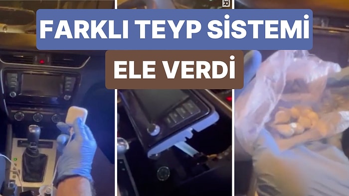 Kulaklık Yardımıyla Açılan Gizli Bölmede Uyuşturucu Sakladığı Tespit Edilen Sürücüyü Teyp Sistemi Ele Verdi