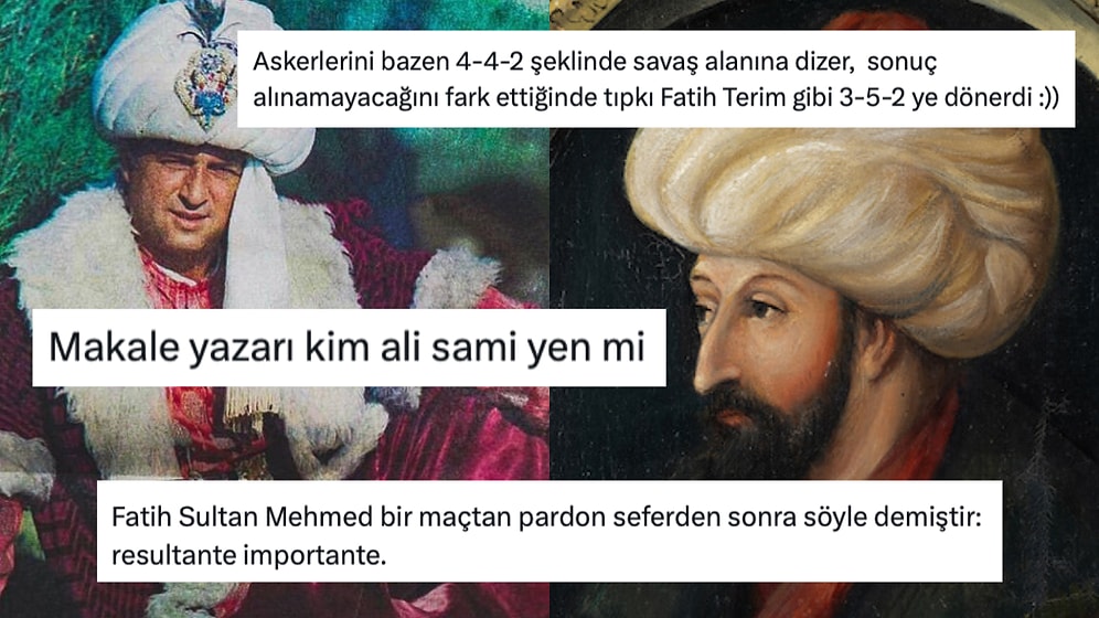 Fatih Terim'in Fatih Sultan Mehmet'le Aynı Stratejik Taktikleri Uyguladığını İddia Eden Makale Gündem Oldu