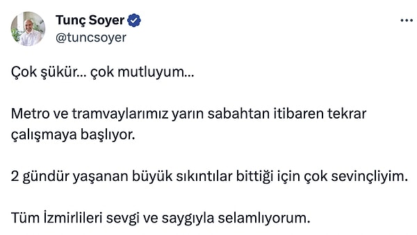 Tunç Soyer anlaşmayı şöyle duyurdu 👇