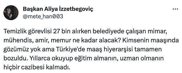 Eğitimin cazibesinin kalmaması bir başka kaygı konusu.