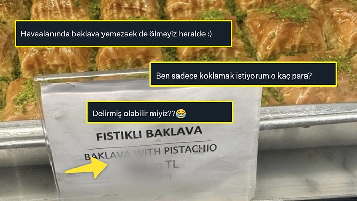 Euro ve Dolar Bazında da Pahalı: Havalimanında Bir Dilim Baklava Fiyatını Görünce Şekeriniz Düşecek