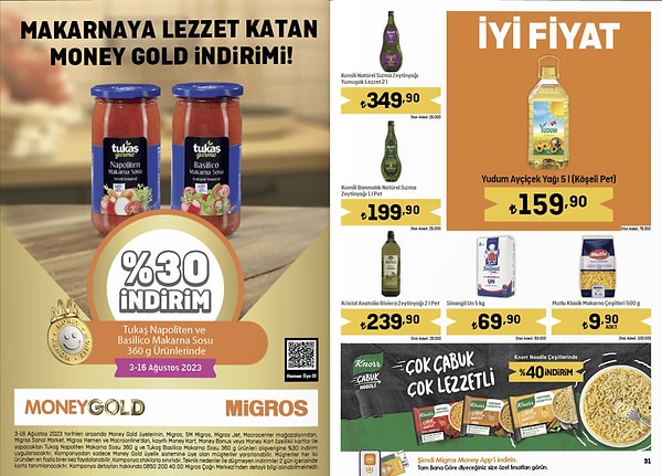 Yudum Ayçiçek Yağı 5 Litre 159,90 TL