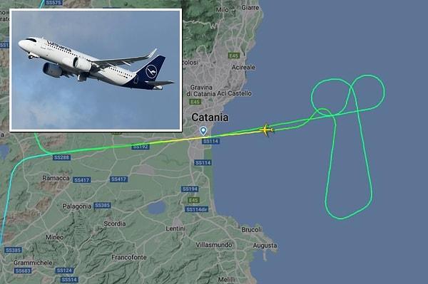 28 Temmuz'da İtalya havayolunda çok garip bir olay yaşandı. Alman havayolu şirketi Lufthansa'nın pilotu, uçağın rotasının değiştirilmesini protesto etmek için gökyüzüne penis çizdi.