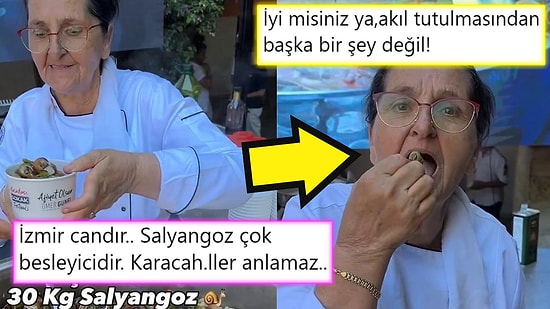 Kuşadası'nda Kilolarca Salyangozu Yemek Yapıp Satan Kadın Sosyal Medyayı İkiye Böldü!