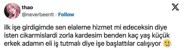 Olay sadece bu da değil, kadınlar aile içindeki farklı sebeplerle iş hayatından dahi uzak tutuluyorlar.