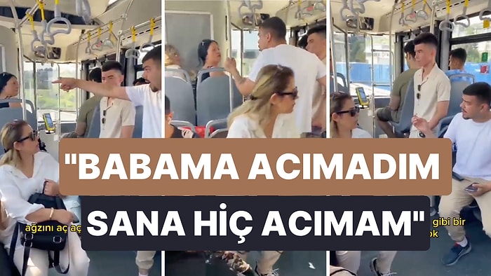 Metrobüste Yüksek Sesle Müzik Dinlediği İçin Uyarılan Genç Etrafa Tehditler Savurdu