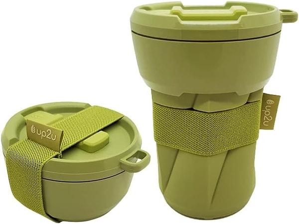 6. Kullandıktan sonra yer kaplamadığı için rahatlıkla çantanızda muhafaza edebileceğiniz bir katlanabilir kahve kupası.