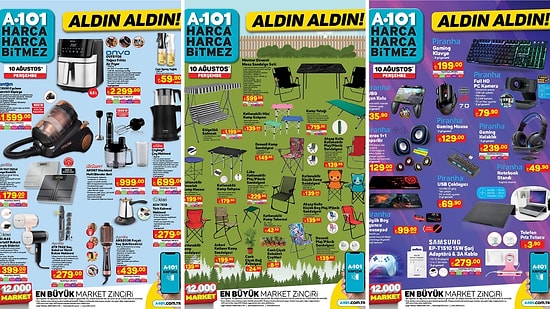 A101'e Beklenen Gaming Ürünleri Geliyor! 10 Ağustos 2023 A101 Aldın Aldın Kataloğu
