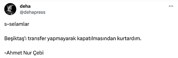 Transfer konusunda geç kaldıklarını düşünen ve açıklamalarıyla taraftarları bir türlü mutlu edemeyen Başkan Ahmet Nur Çebi ise hedef tahtası konumunda.