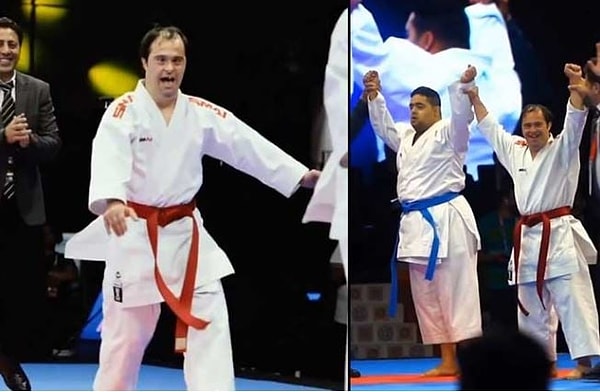 İranlı Vardin, 22 Temmuz’da 2023 Para-Karate Şampiyonası’nda ‘Zihinsel Engelli Erkek’ kategorisinde altın madalya kazandı.