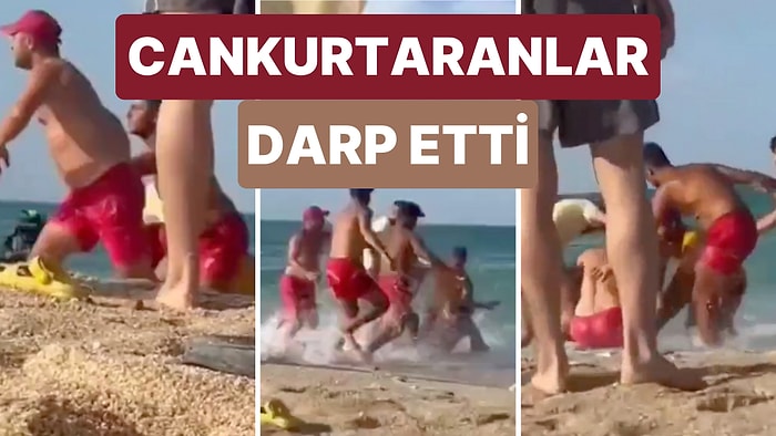 Karaburun'da Denize Girilmemesi Gereken Yerde Denize Giren Adam Cankurtaranlar Tarafından Darp Edildi