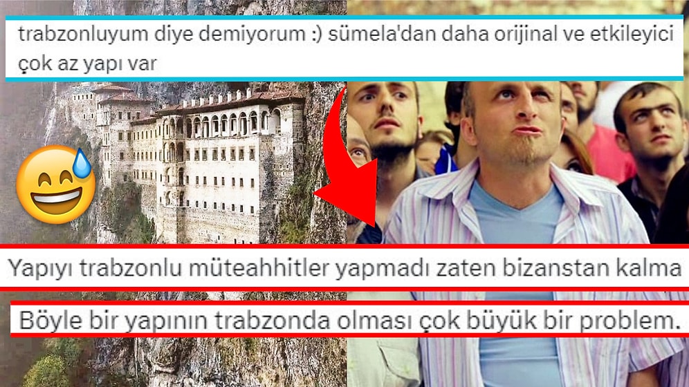 Sümela Manastırı ile Övünen Trabzonlu Kullanıcı, Mizahşör Sosyal Medya Kullanıcılarından Nasibini Aldı