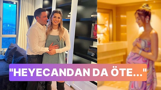 Nazlı Sabancı Doğuma Günler Kala Karnı Burnunda Halini Paylaştı!