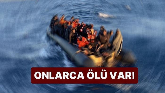 Sığınmacıları Taşıyan Tekne Akdeniz Açıklarında Battı: Onlarca Ölü Var!
